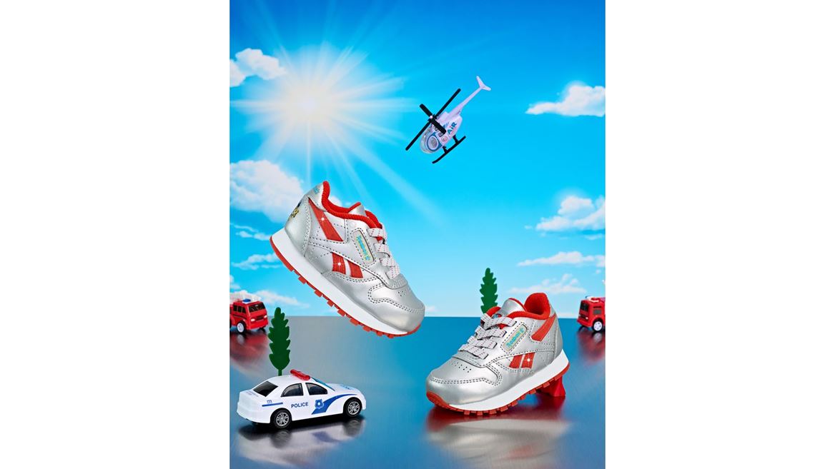 The Reebok x PAW Patrol collection