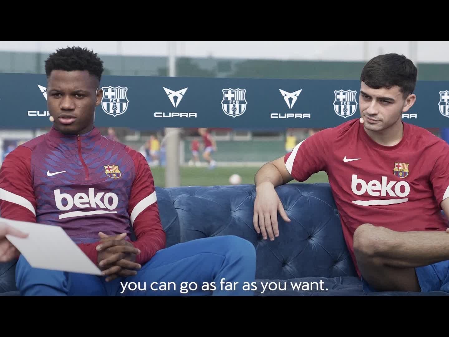 FC Barcelona players debate the impulse of the next generation on