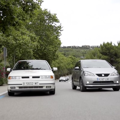 Electric cars on the Olympic mountain