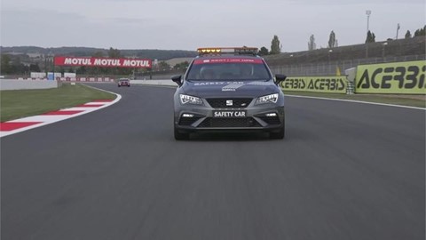 at-the-wheel-of-a-safety-car----footage