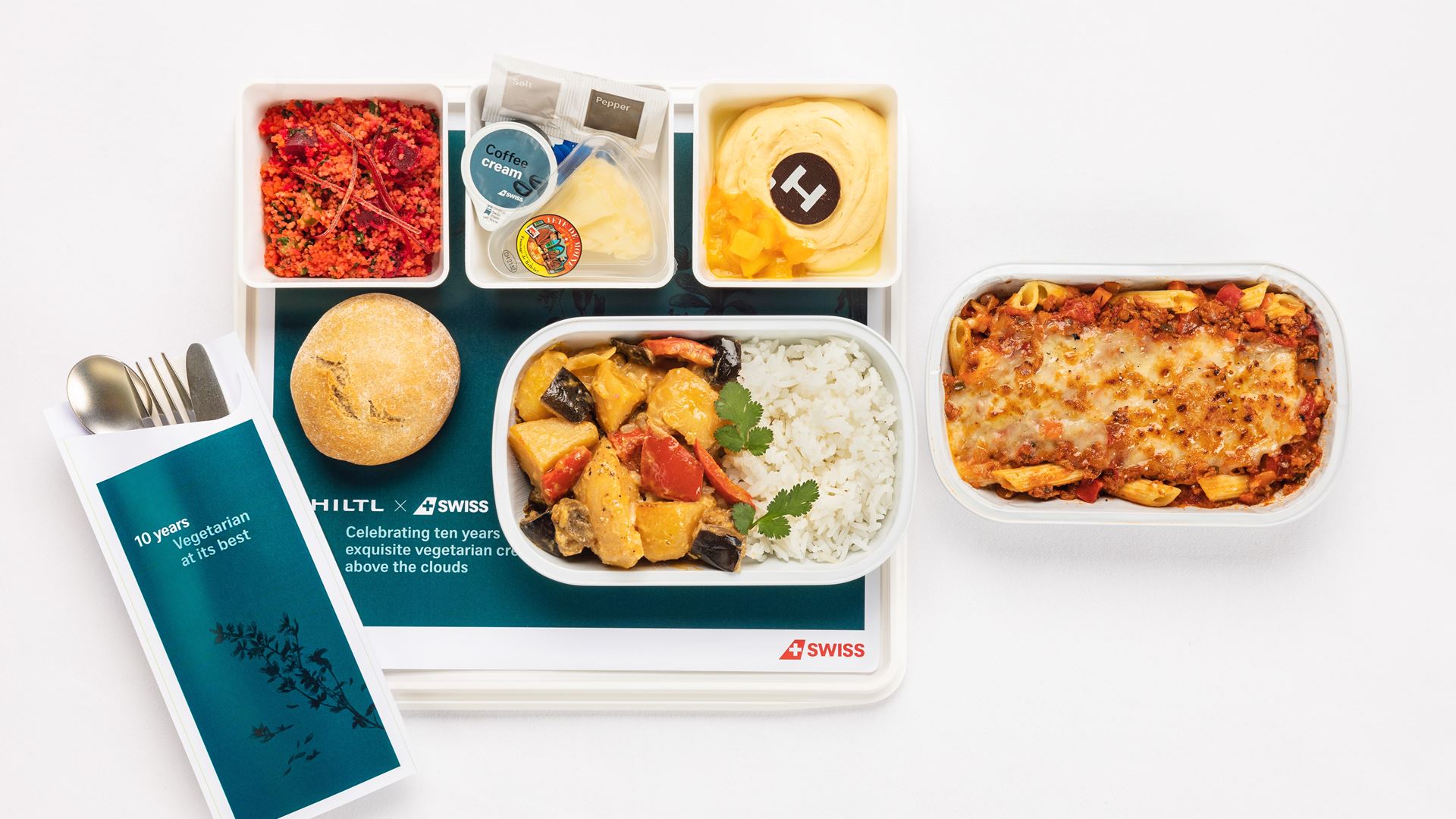 Anniversary menu in Economy Class