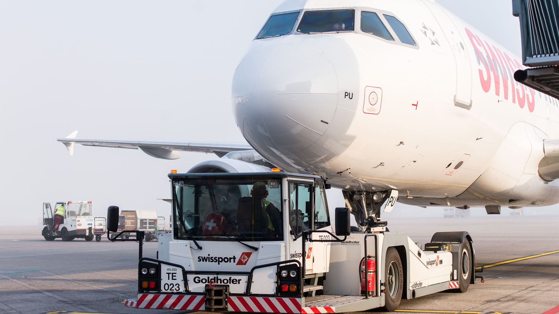 Aircraft handling at Zurich Airport