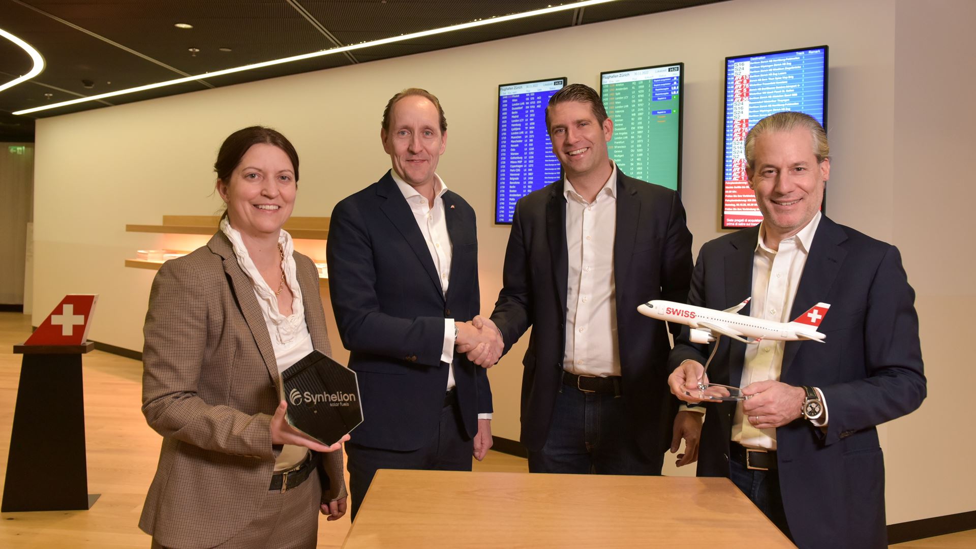 SWISS promotes Swiss innovation and invests in Synhelion