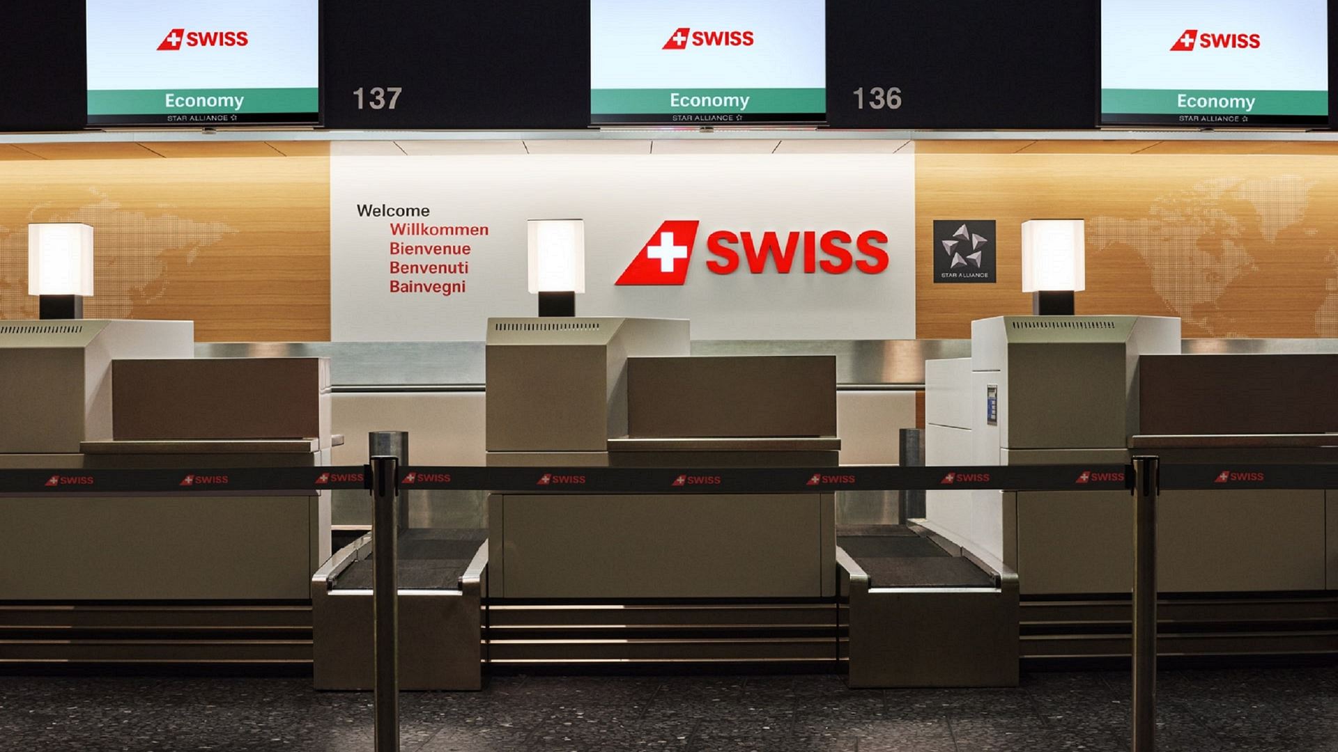 Construction work at Zurich Airport SWISS to temporarily welcome all Economy Class travellers at Check in 3