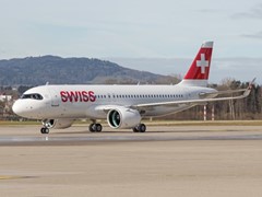 SWISS nimmt ersten Airbus A320neo in Empfang