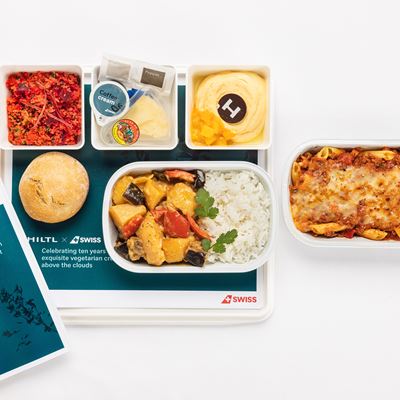 Anniversary menu in Economy Class