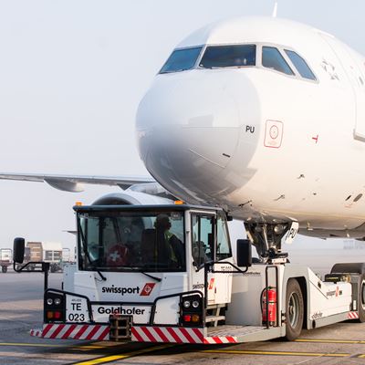 Aircraft handling at Zurich Airport