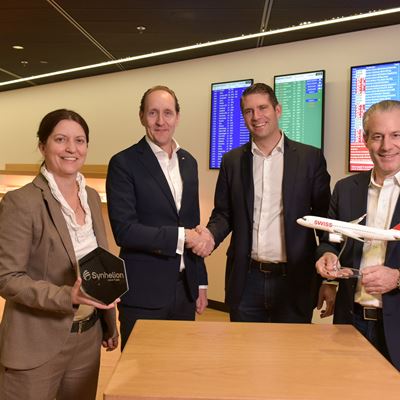 SWISS promotes Swiss innovation and invests in Synhelion