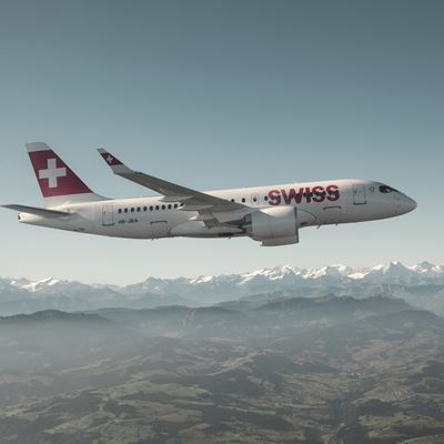 SWISS tauft 20 Flugzeuge nach Schweizer Tourismusregionen und -orten