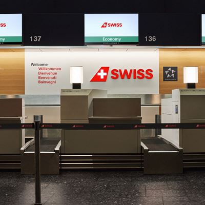 Construction work at Zurich Airport SWISS to temporarily welcome all Economy Class travellers at Check in 3