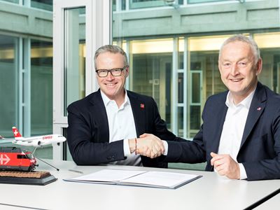 SWISS and SBB conclude strategic partnership to expand their intermodal product