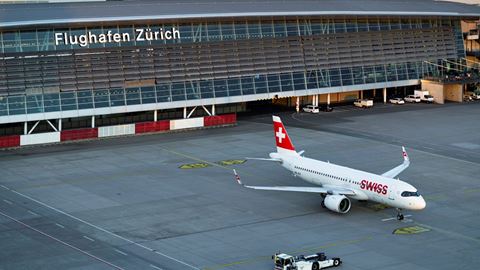 SWISS helps Zurich Airport mark its 75th anniversary