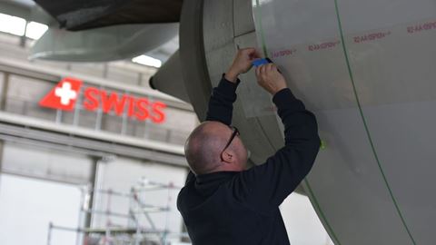 Full SWISS Boeing 777 fleet now equipped with CO2 reducing sharkskin film