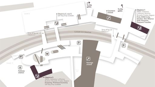 Zurich Airport Map