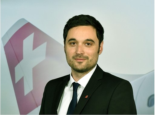 SWISS Mediensprecher Florian Flämig