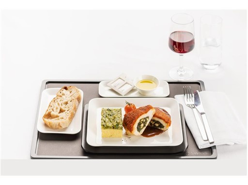 Business Class: tomato-crusted chicken breast