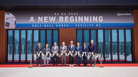 TaylorMade Golf Ball Korea Ribbon Cutting