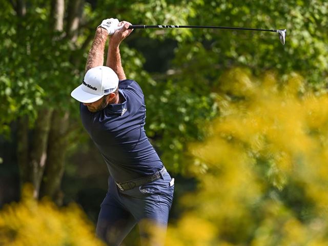 DUSTIN JOHNSON WINS THE NORTHERN TRUST WITH SIM DRIVER AND TP5X BALL