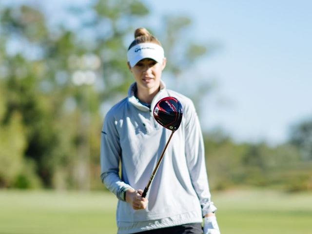 Nelly Korda Stealth 2 HD Driver Swing Vertical 1