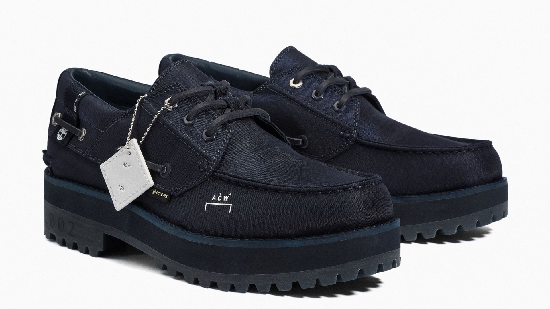 TIMBERLAND X A COLD WALL FUTURE73 3 EYE HANDSEWN BOAT SHOE