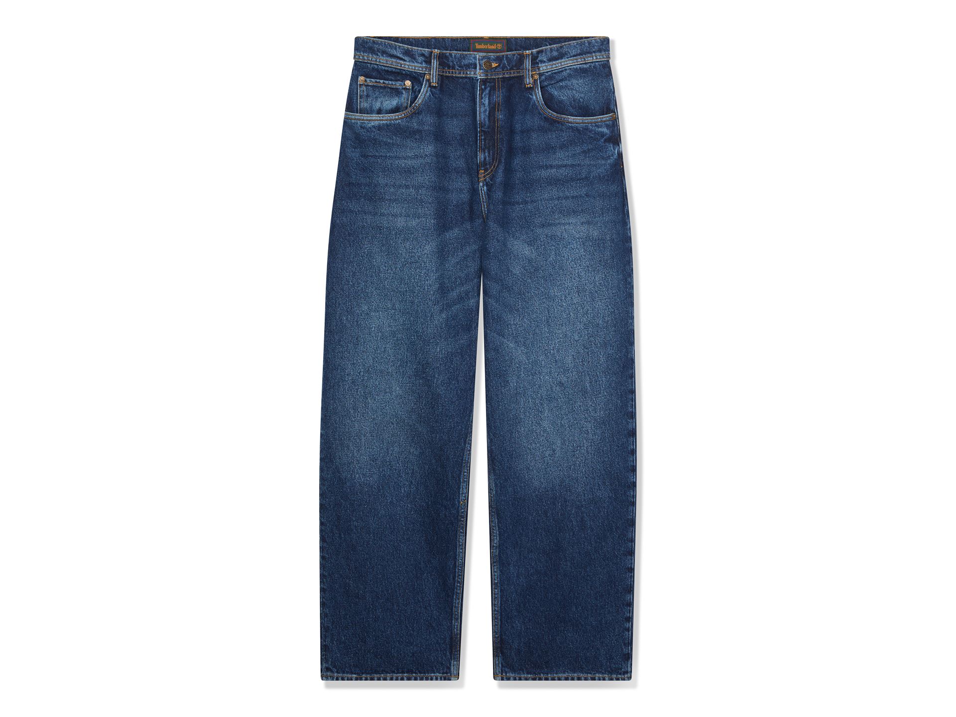 Men s 5 Pocket Black Denim Pants Baggy Midnight Sky