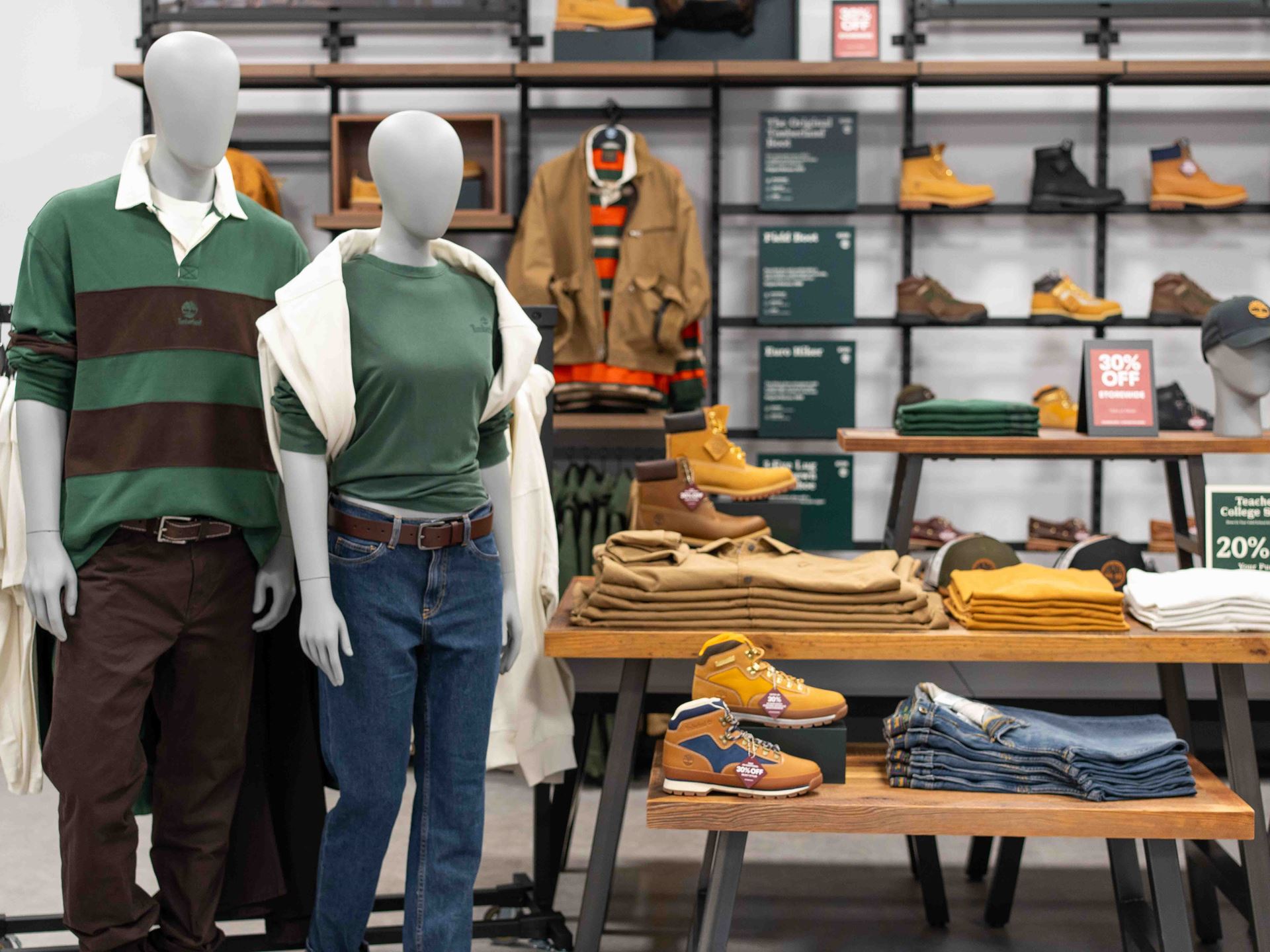 Timberland Crabtree Valley Mall Grand Opening
