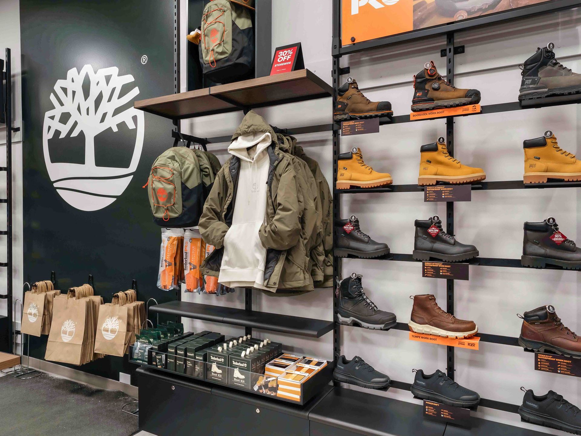 Timberland Crabtree Valley Mall Grand Opening