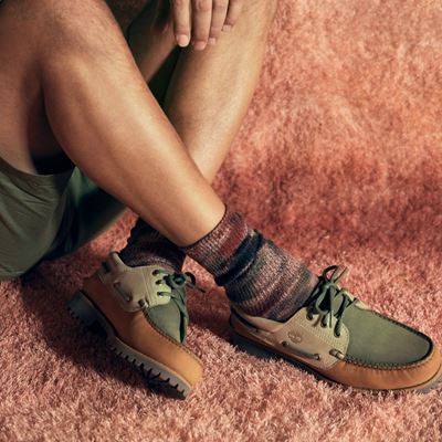 TIMBERLAND 3 EYE LUG HANDSEWN BOAT SHOES
