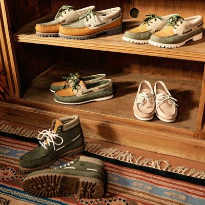TIMBERLAND 3 EYE LUG HANDSEWN BOAT SHOES