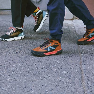 TIMBERLAND GREENSTRIDE MOTION 6 MID WATERPROOF LEATHER AND FABRIC HIKER