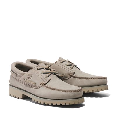 MEN S 3 EYE LUG HANDSEWN BOAT SHOE