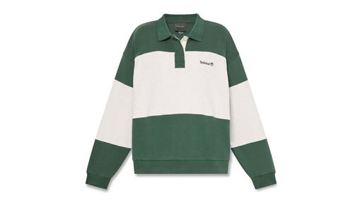 Women s Rugby Polo Sweatshirt Syacamore Light Oatmeal Heather