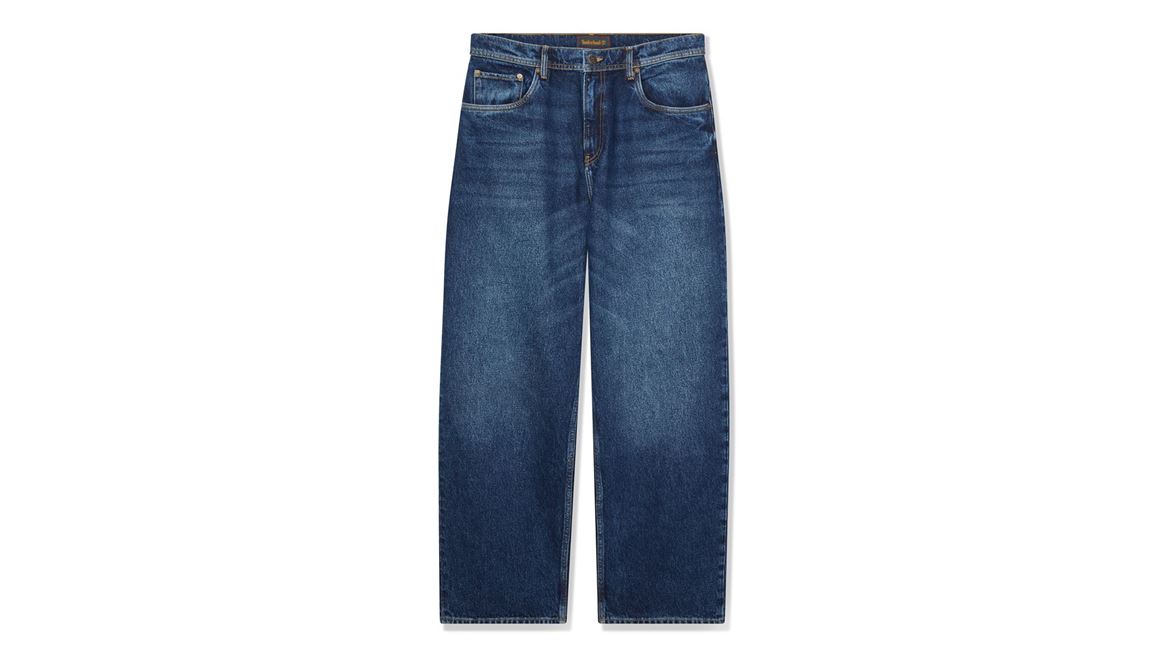 Men s 5 Pocket Black Denim Pants Baggy Midnight Sky