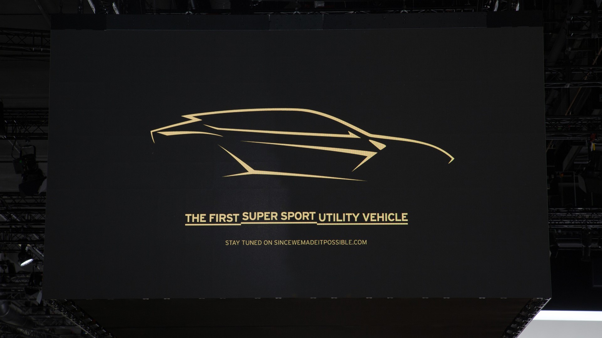 The first Lamborghini Super Sports Utility Vehicle (SSUV) is unveiled on 4 December 2017 in its home of Sant’ Agata Bolo