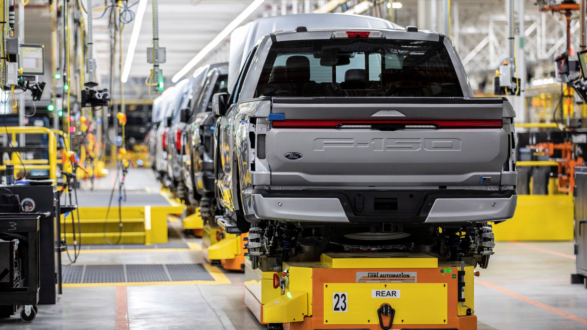 All-Electric F-150 Lightning Production
