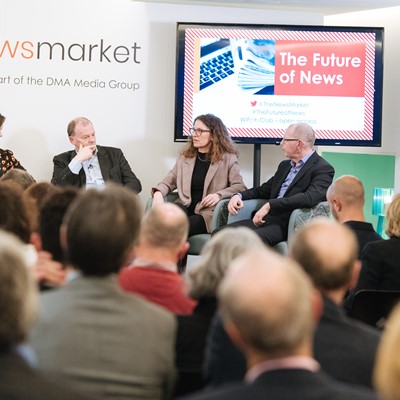 4 panellists at The Future of News Live