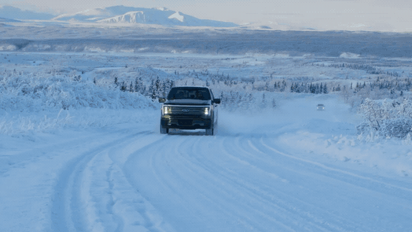 F-150 Lightning Alaska testing GIF