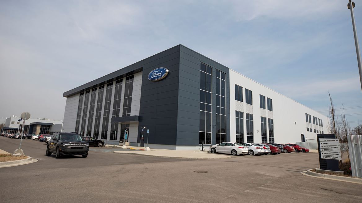 Ford Motor Co.’s Battery Benchmarking and Test Laboratory in Allen Park, Michigan, which opened in late 2020, has 150...