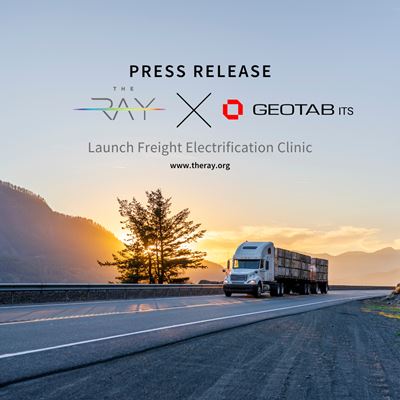 The Ray and Geotab ITS Partner to Launch Freight Electrification Clinic