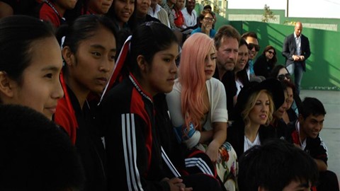 UNICEF-Supporter-Lady-Gaga-Visits-School-in-Peru