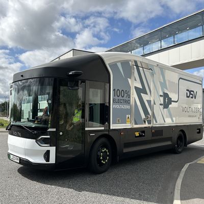 DSV become latest major delivery company to start trials of Volta Zero in the UK