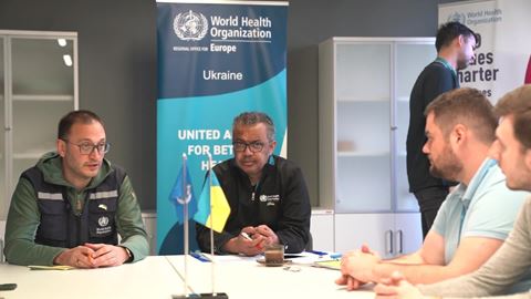 WHO-BROLL : WHO Directory-General Dr. Tedros Visit - Ukraine