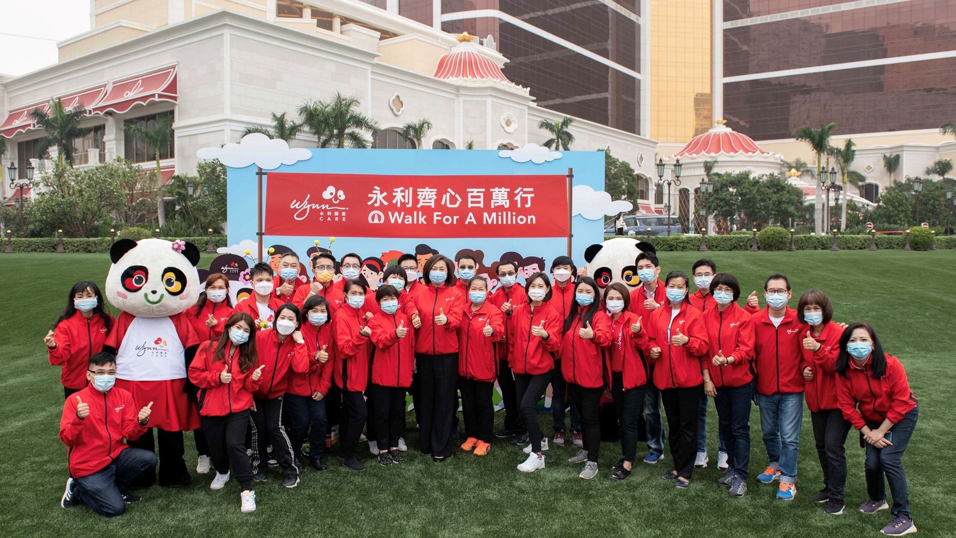 Wynn team members actively participate in the "Walk for A Million"