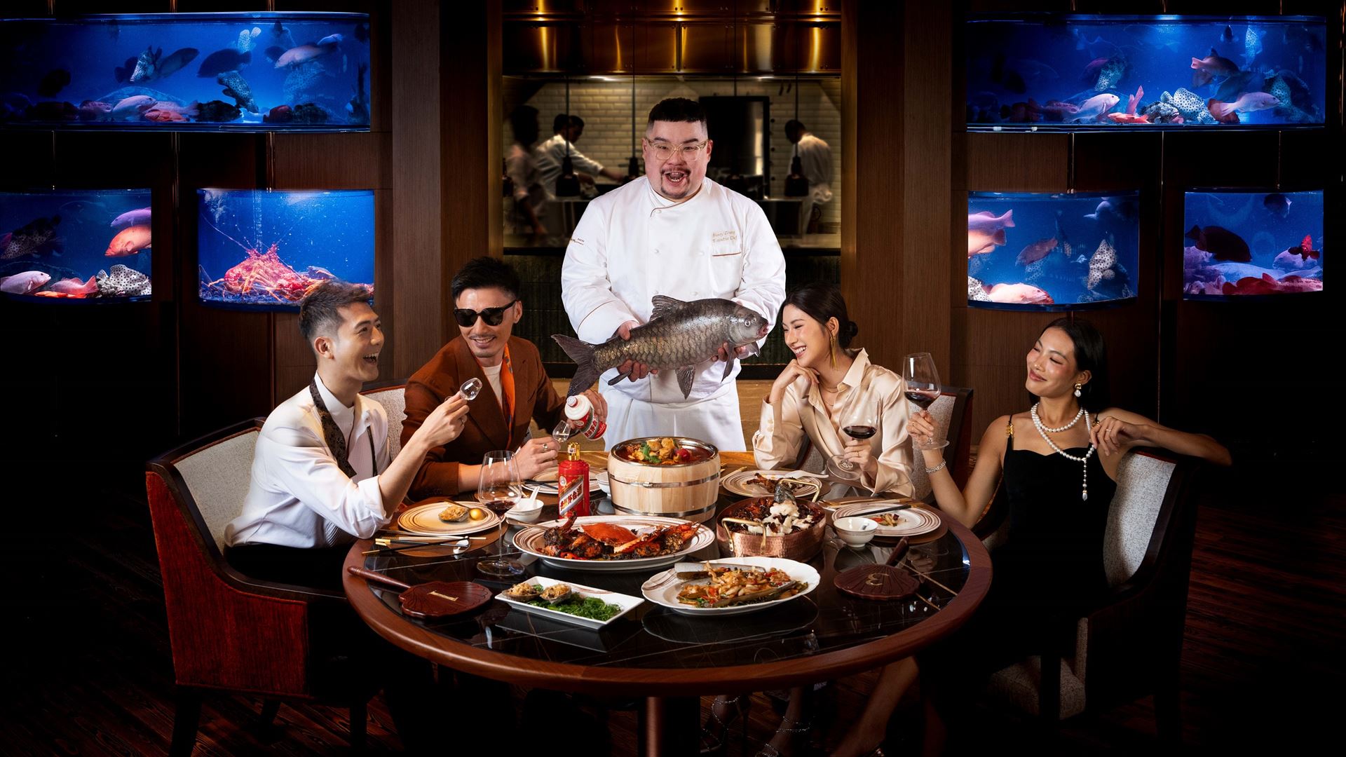 Executive Chef Henry Zhang Zhicheng of Drunken Fish presents a premium dining experience