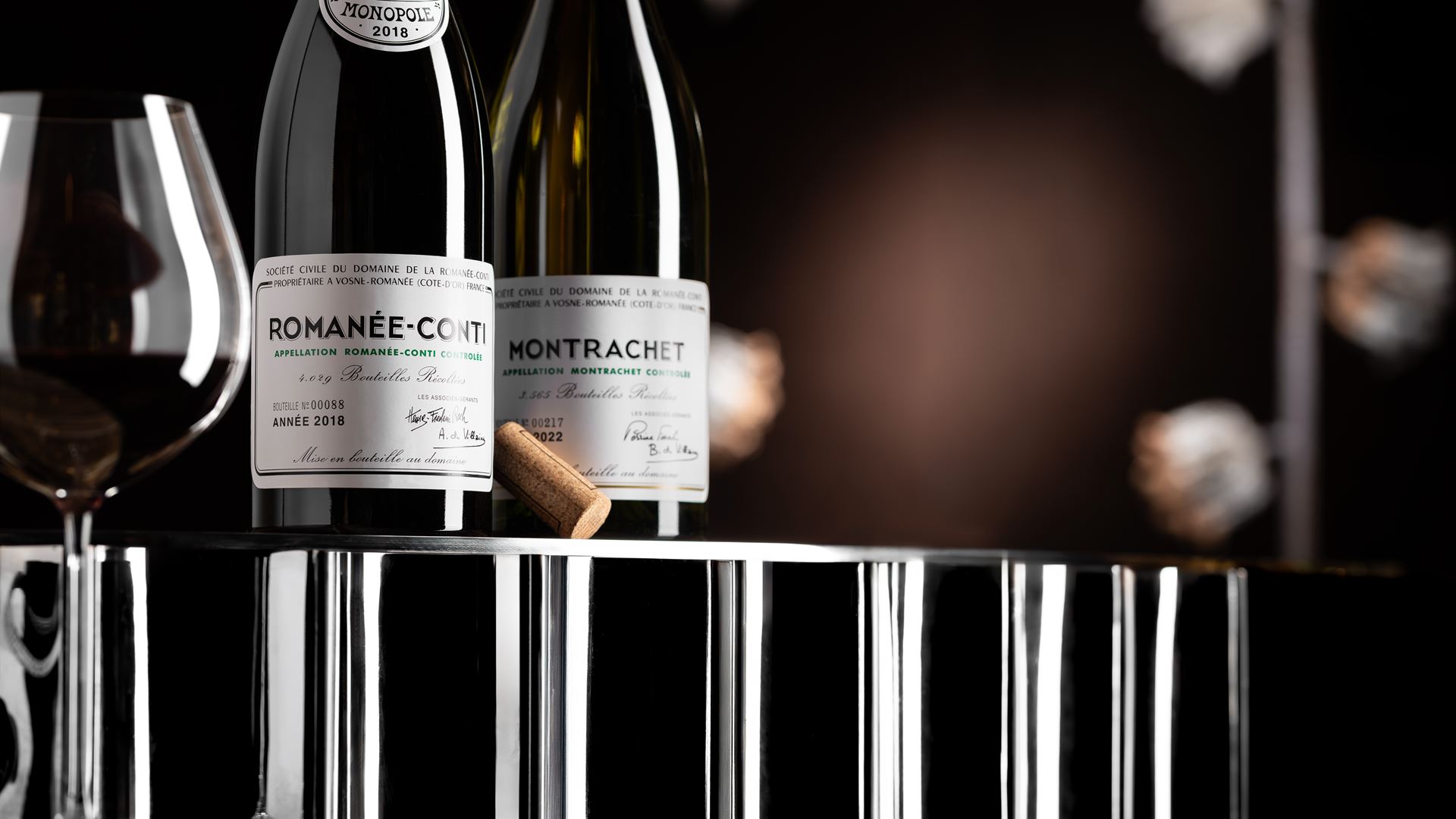 Domaine de la Romanee Conti Bottles Connoisseur by Wynn Photo Credit Sabin Orr