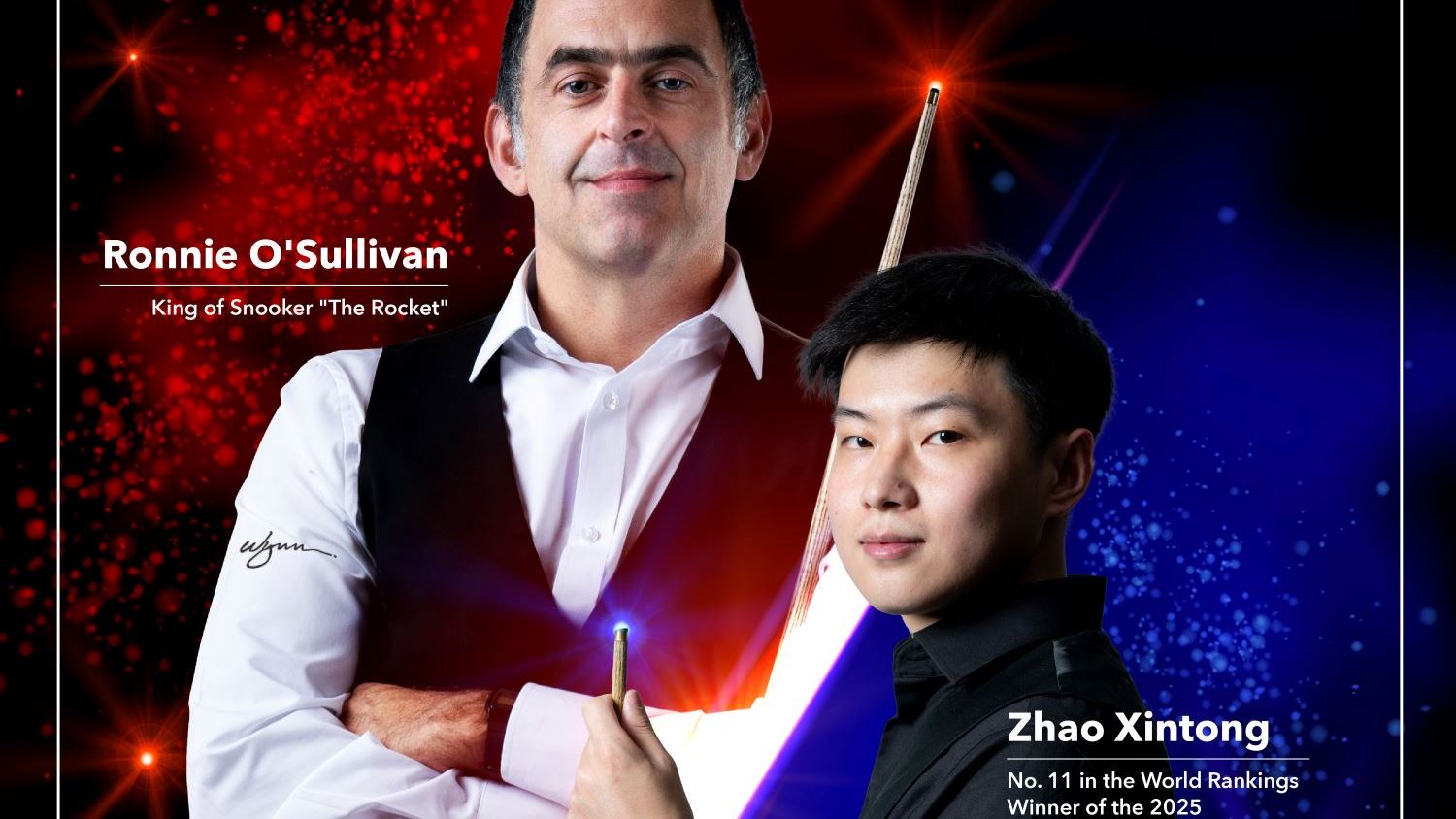 King of Snooker vs 2025 World Champion An Awe inspiring Exhibition Game Between Snooker Legends to be held at Wynn