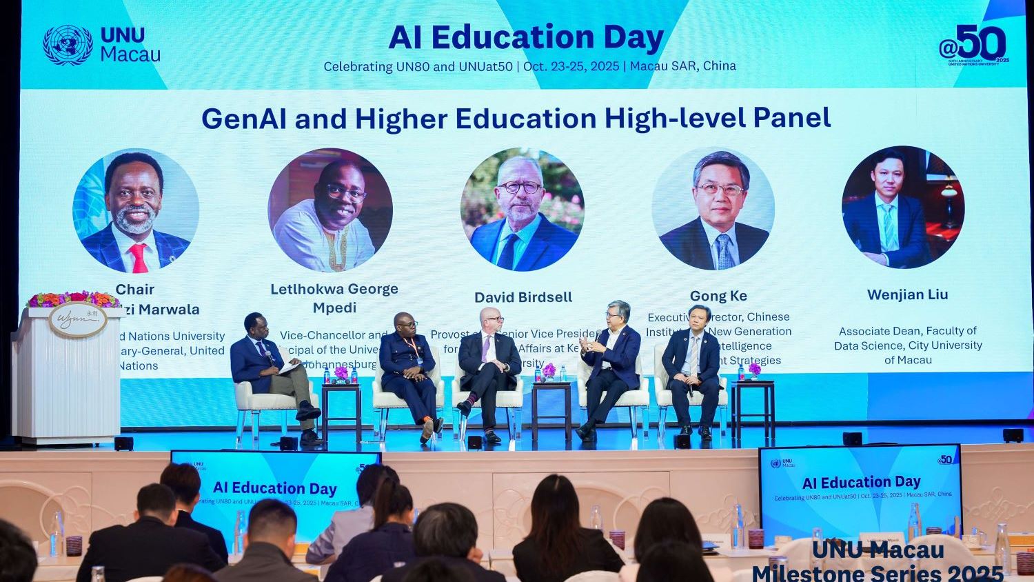 UNU Macau AI Education Day was held at Wynn Palace