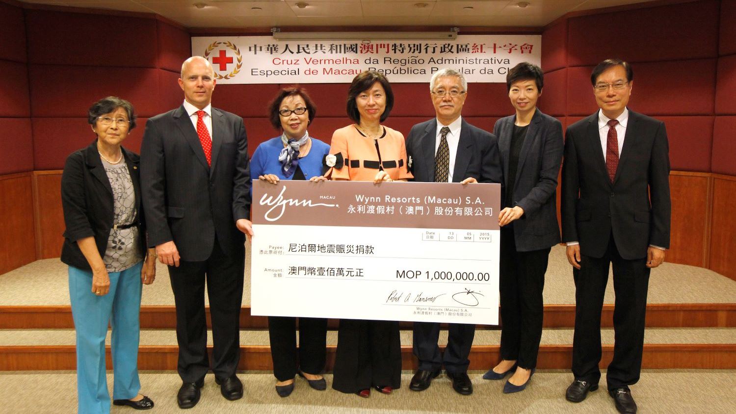 Wynn Employees Support Earthquake Relief Efforts in Nepal