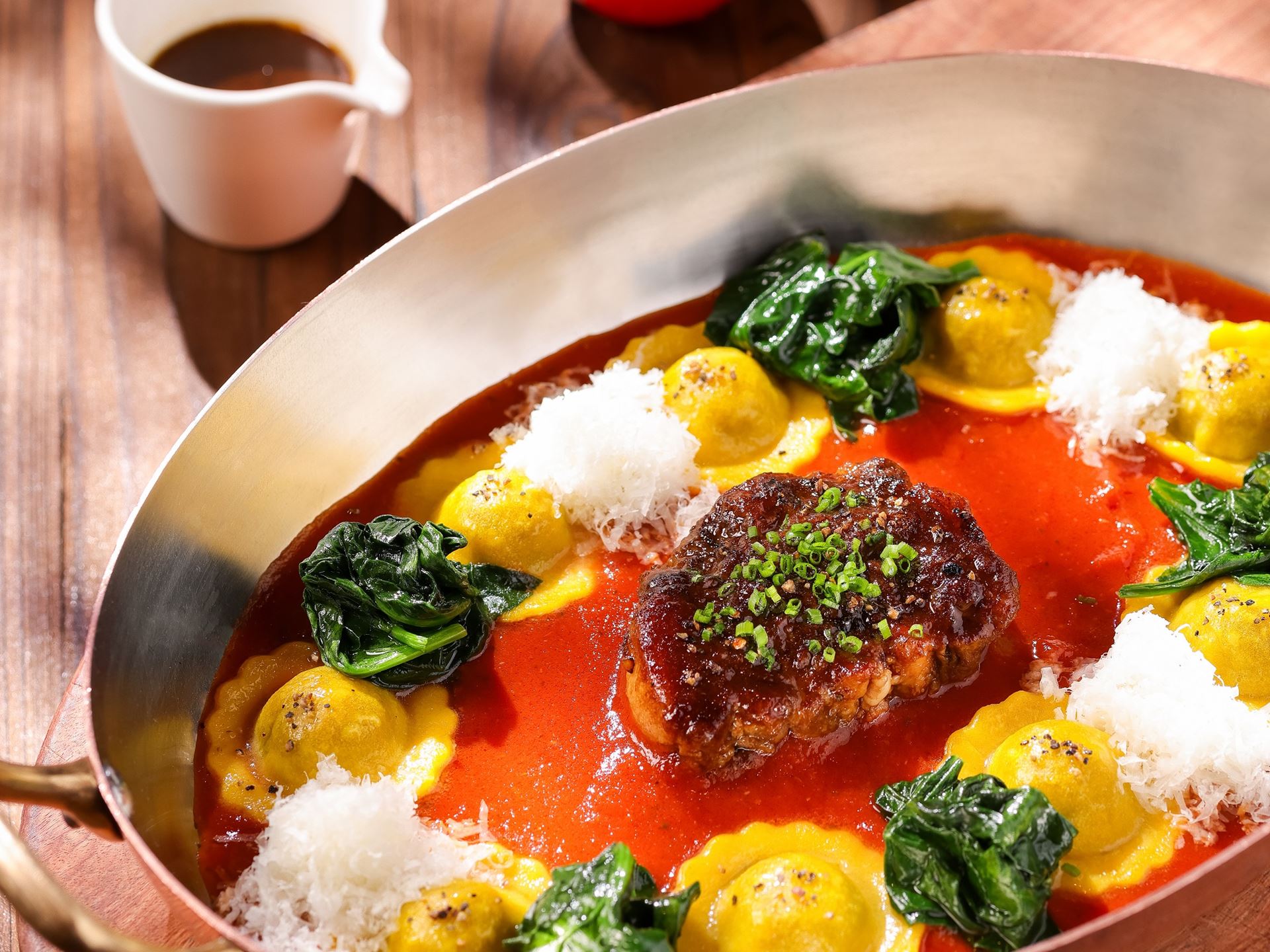 Ravioli di Coda Alla Vaccinara