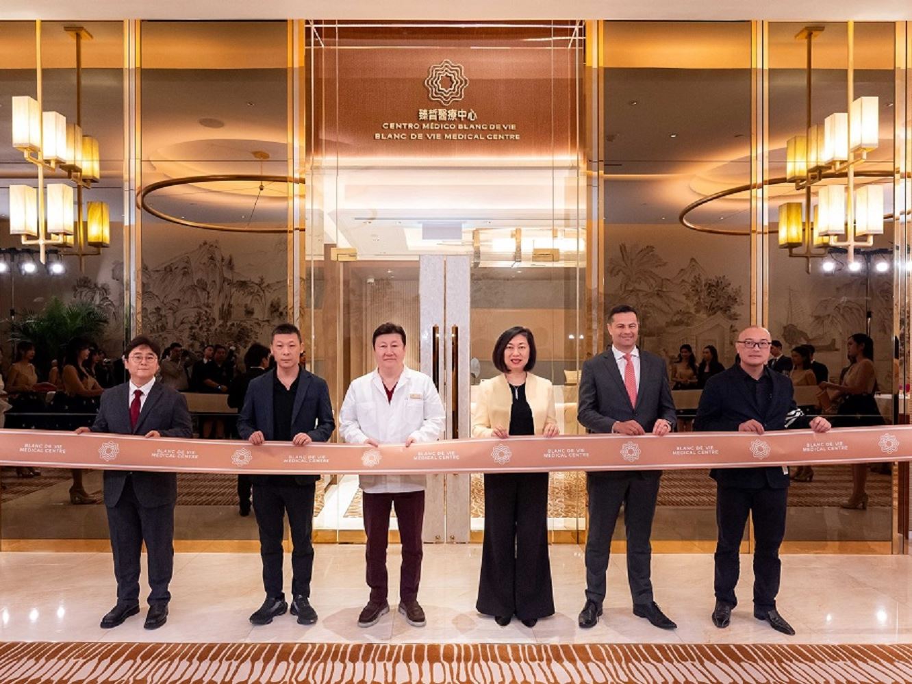 Officiating guests attend the Opening Ceremony